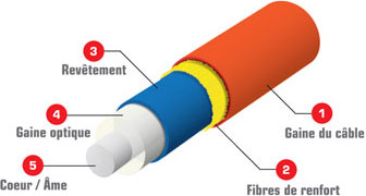 plan coupe fibre optique
